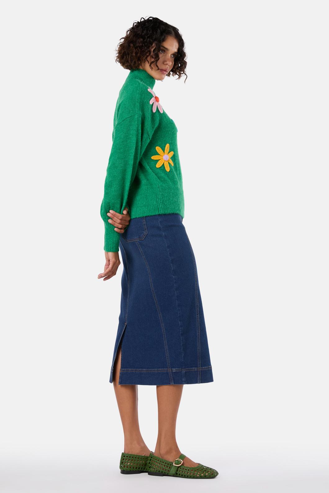 Gorman - Big Bouquet Jumper - green