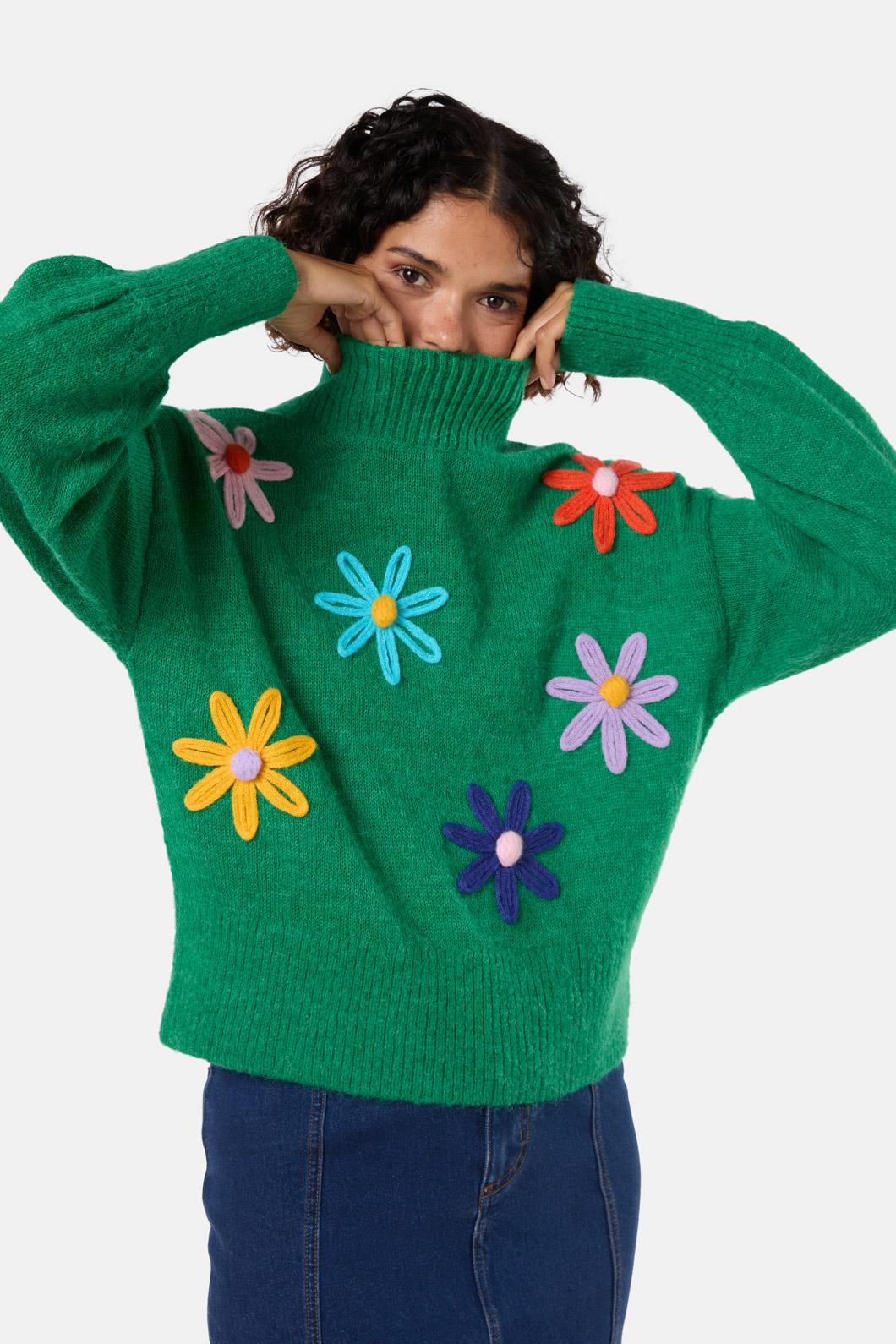 Gorman - Big Bouquet Jumper - green