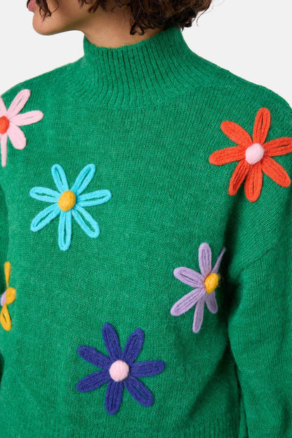 Gorman - Big Bouquet Jumper - green