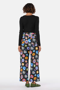 Gorman - Big Bouquet Denim Skort - print