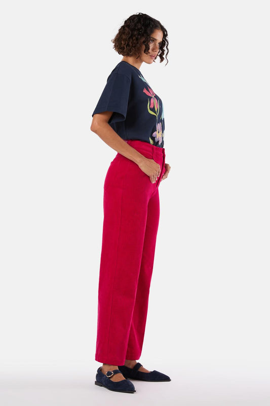 Gorman - Atalanta Cord Jean - raspberry