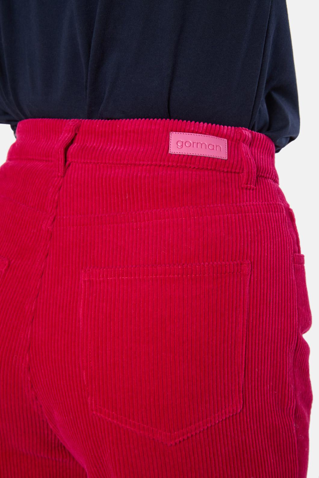 Gorman - Atalanta Cord Jean - raspberry