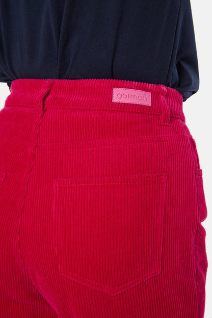 Gorman - Atalanta Cord Jean - raspberry