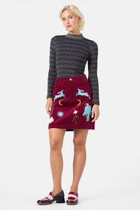 Gorman - Daydream Embroidered Mini - plum