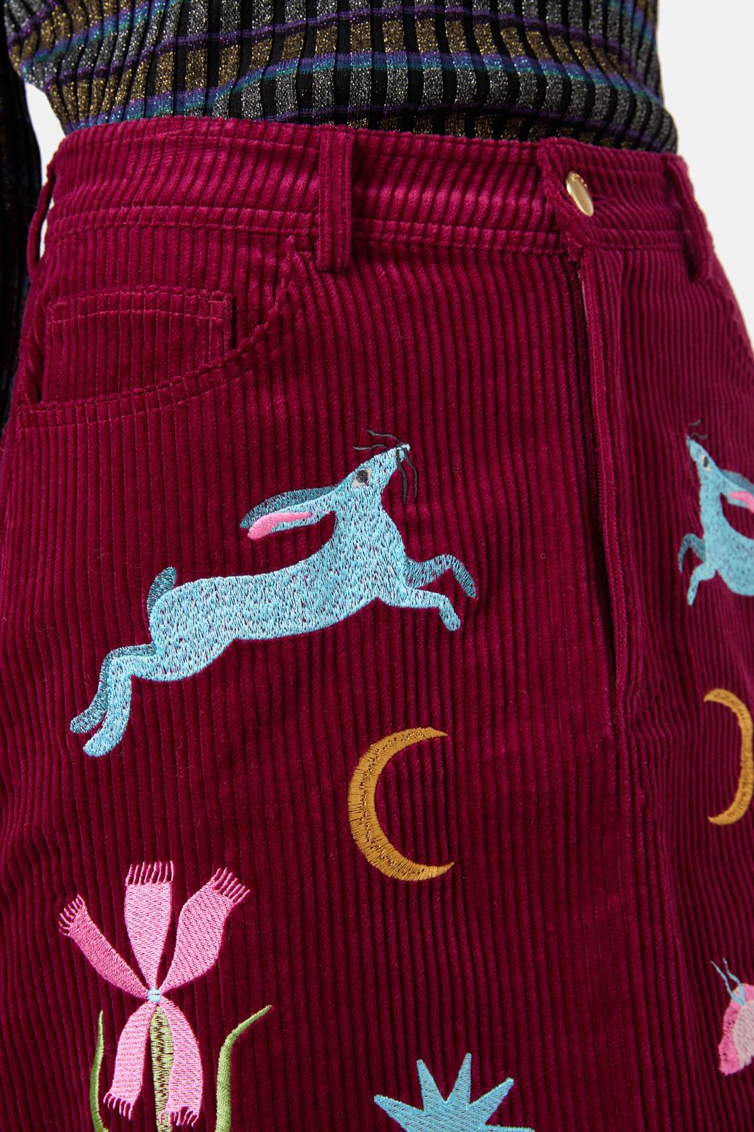 Gorman - Daydream Embroidered Mini - plum