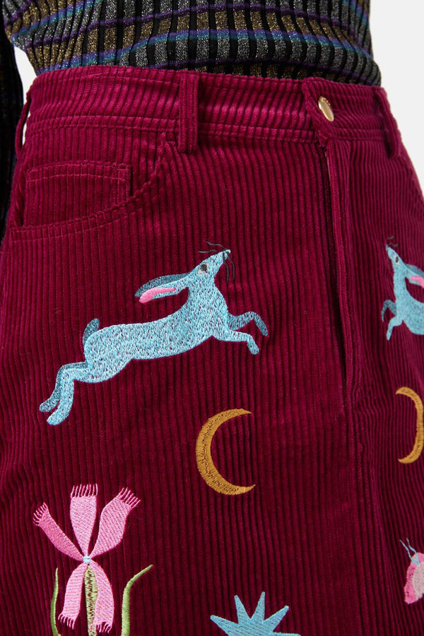 Gorman - Daydream Embroidered Mini - plum