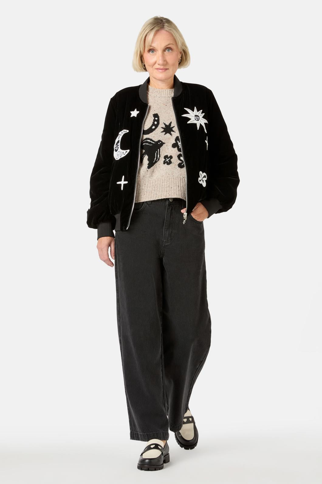 Gorman - Lost And Found Bomber - black