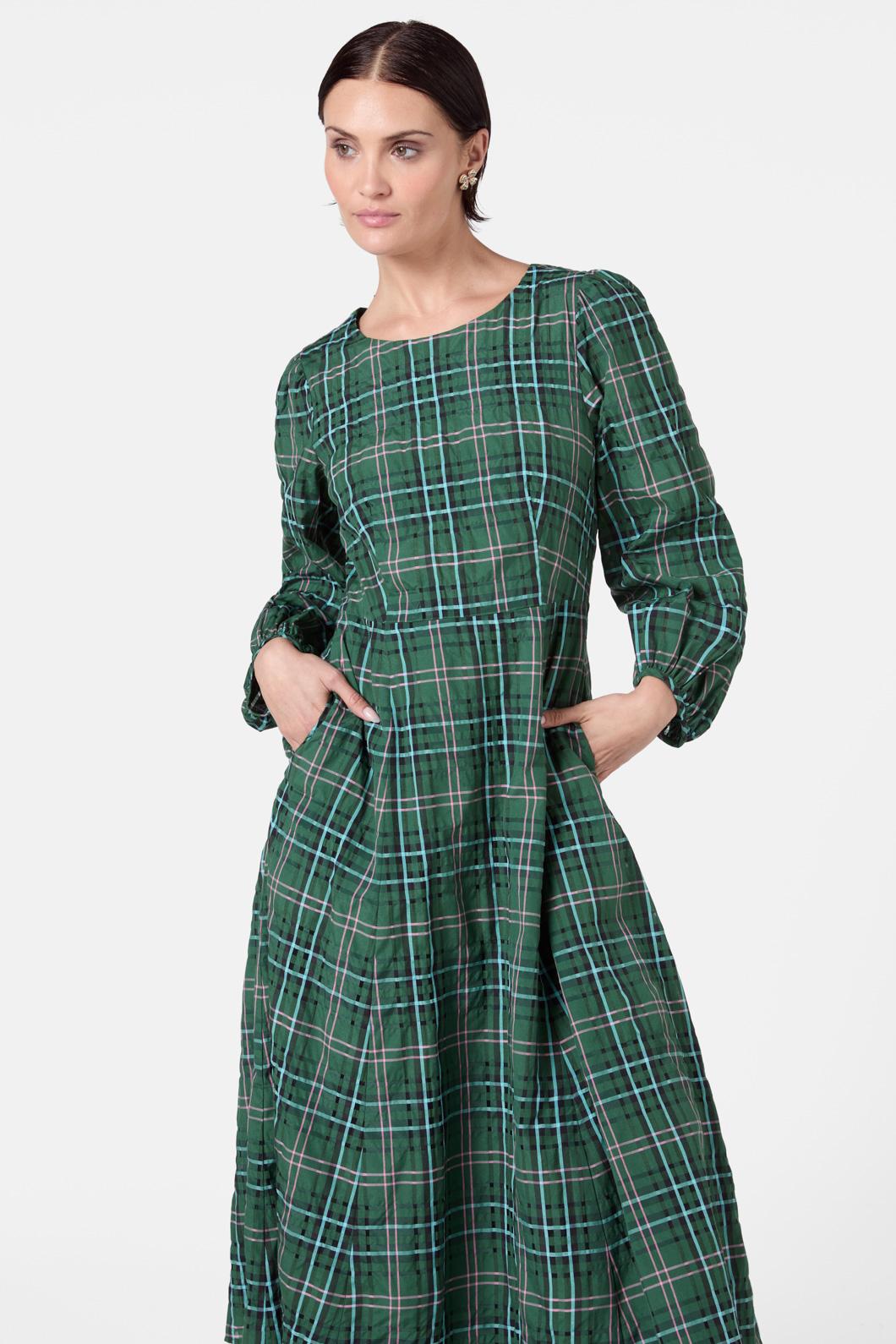 Gorman - Bricklane Seersucker Dress - green