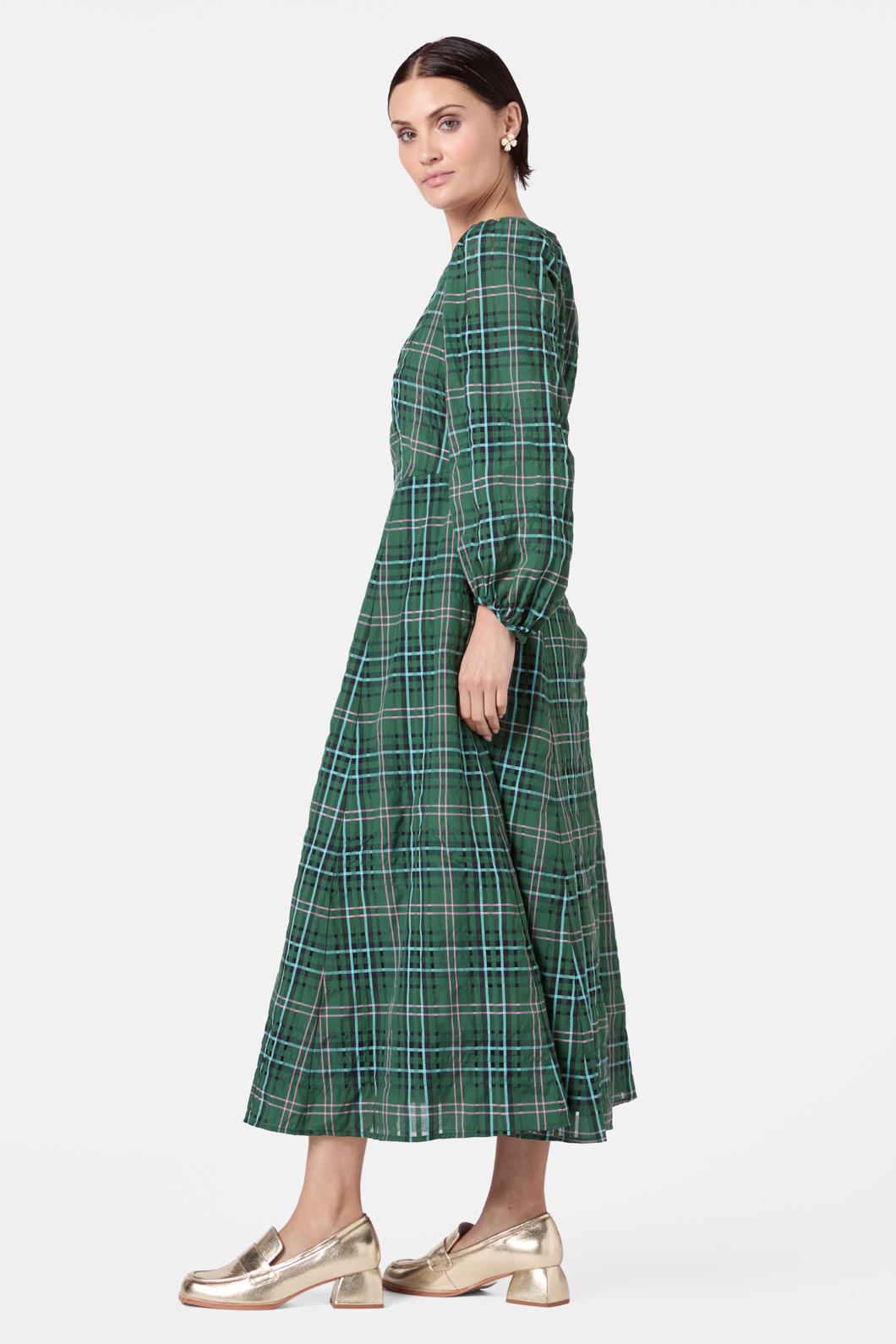 Gorman - Bricklane Seersucker Dress - green
