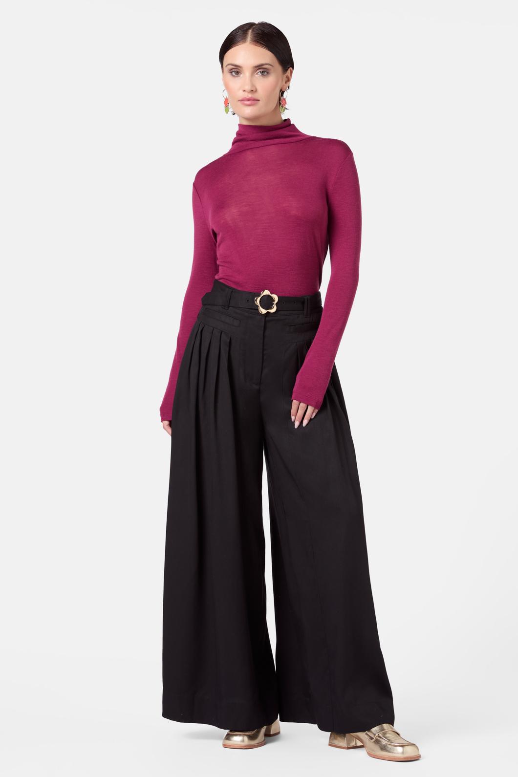 Gorman - Carnaby Pleat Pant - black