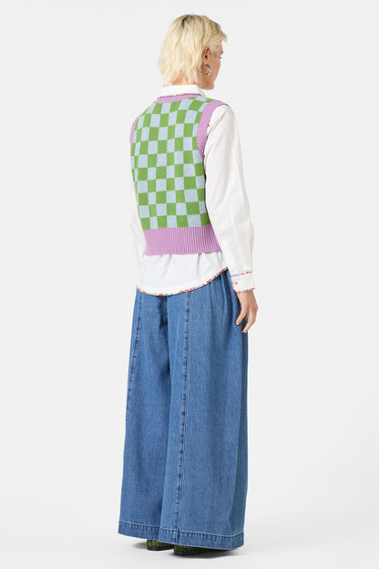 Gorman - Fantasy Patchwork Knit Vest - multi