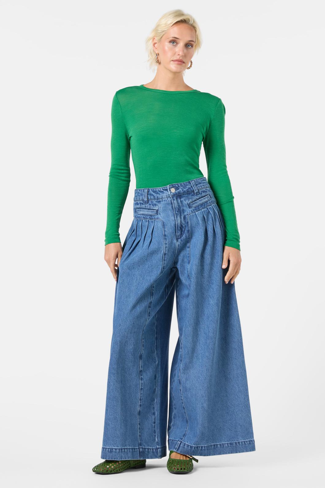 Gorman - Carnaby Pleat Jean - light-blue