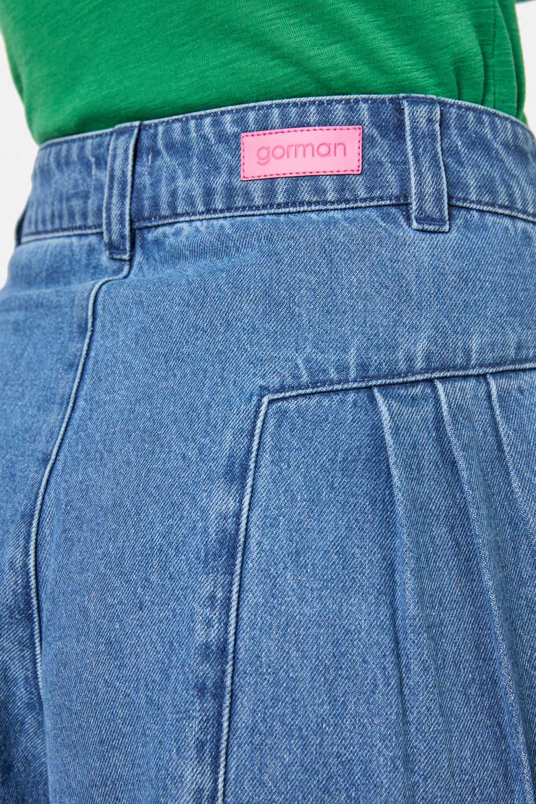 Gorman - Carnaby Pleat Jean - light-blue