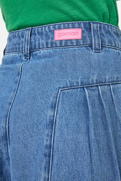 Gorman - Carnaby Pleat Jean - light-blue