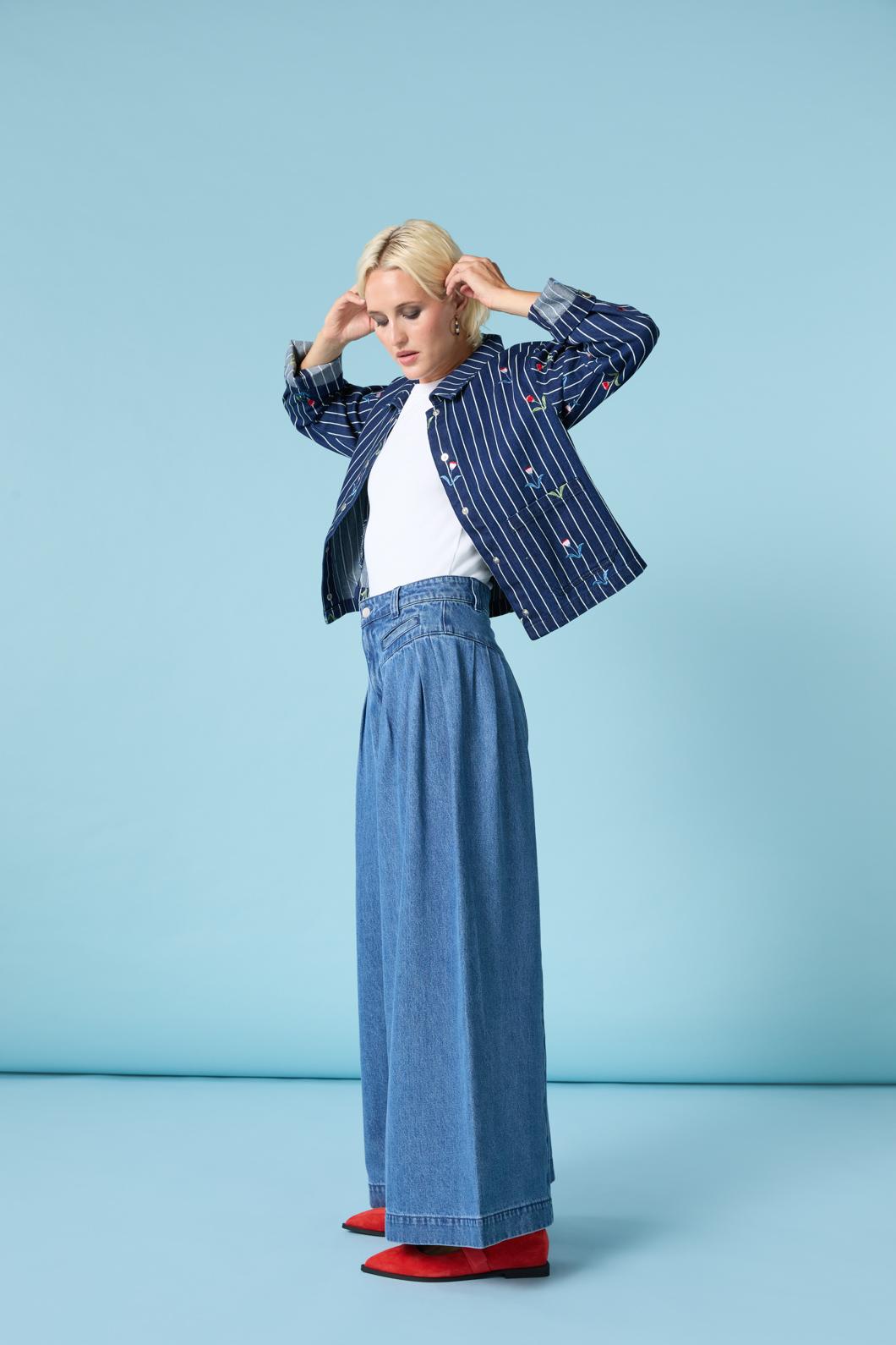 Gorman - Carnaby Pleat Jean - light-blue