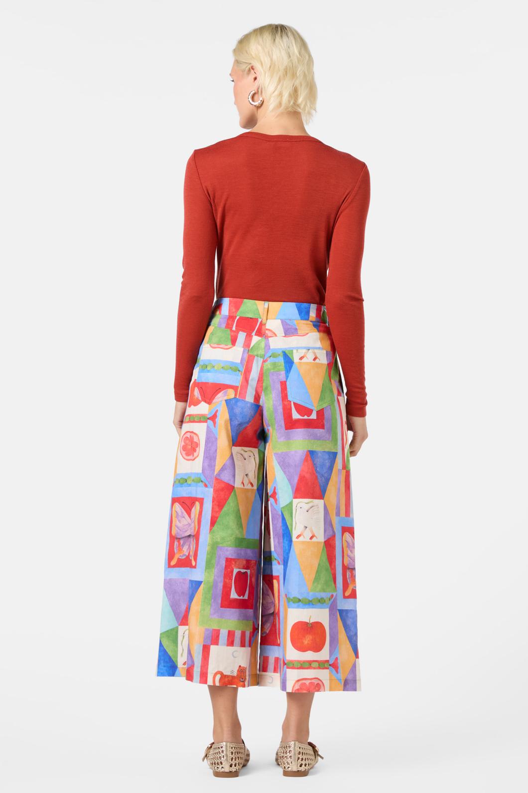 Gorman - Fantasy Patchwork Skort - print
