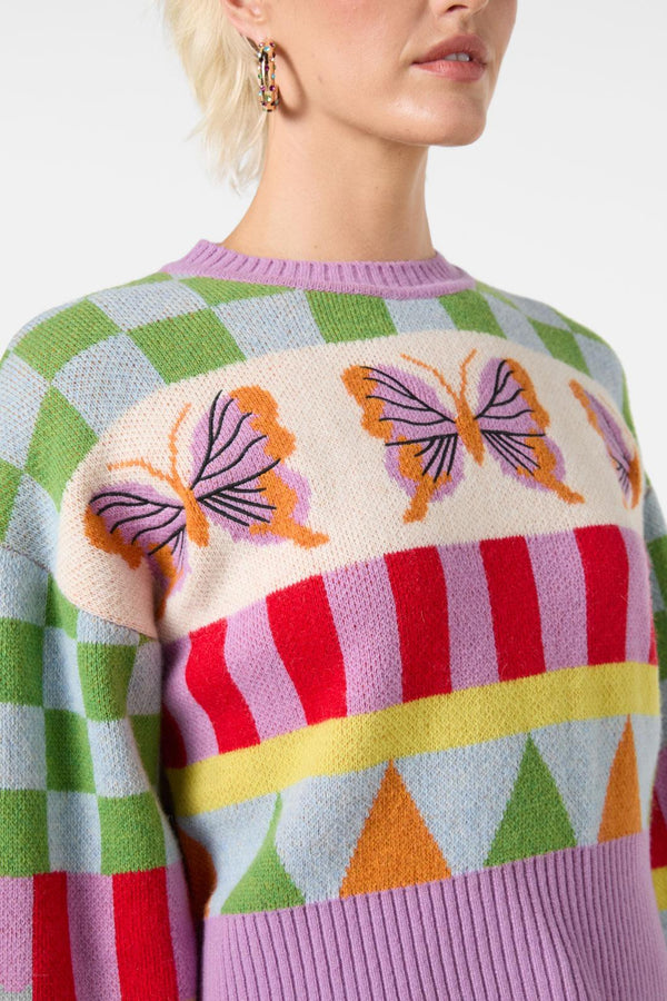 Gorman - Fantasy Patchwork Jumper - multi