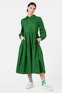 Gorman - Leyla Smock Dress - green