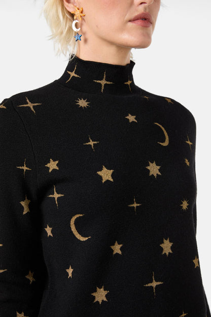 Gorman - Constellation Knit Top - black