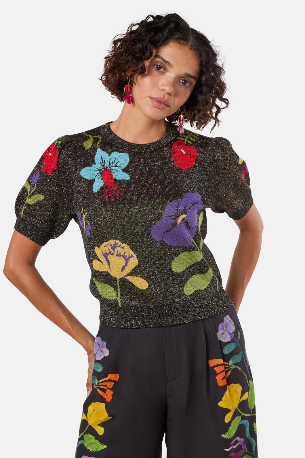 Gorman - Leafy Lessons Knit Top - multi