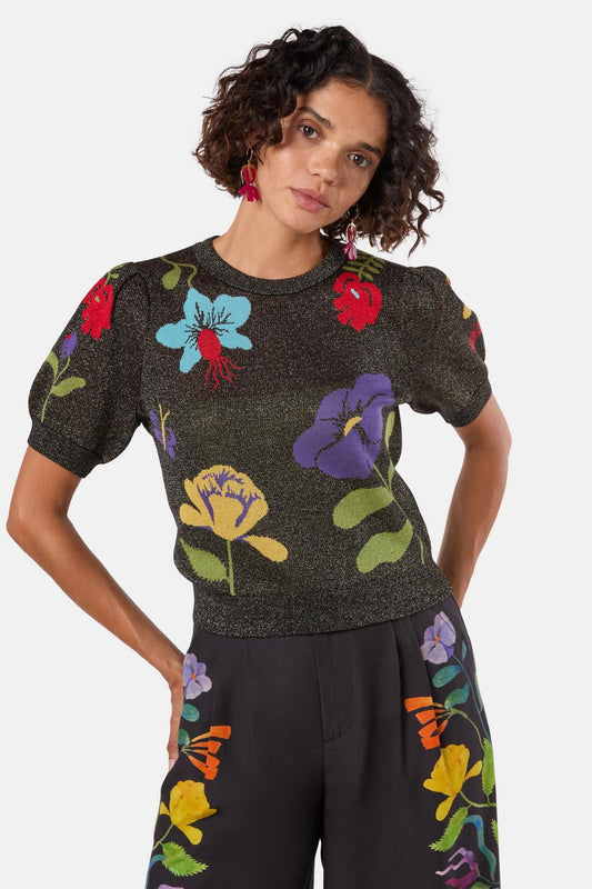 Gorman - Leafy Lessons Knit Top - multi