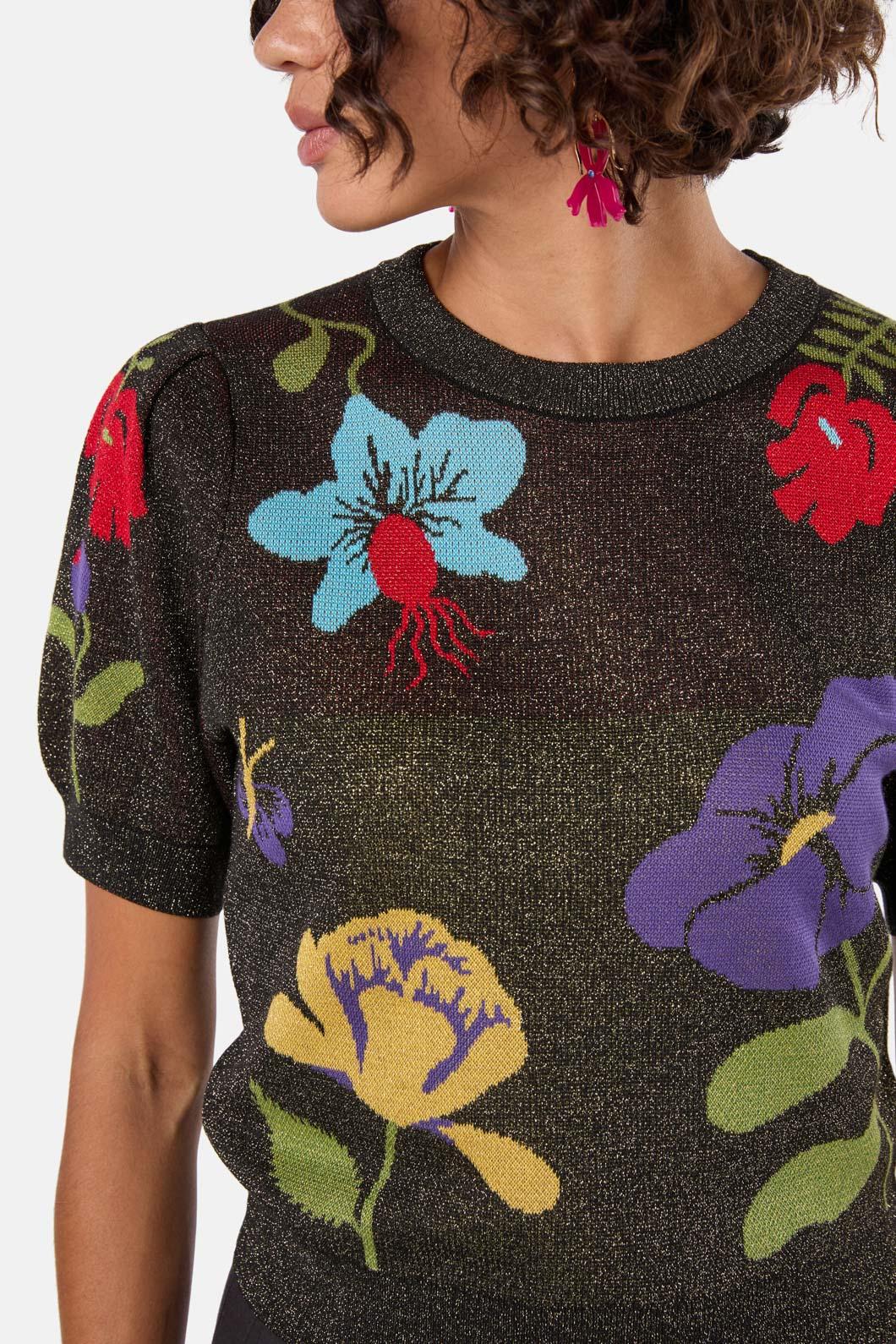 Gorman - Leafy Lessons Knit Top - multi