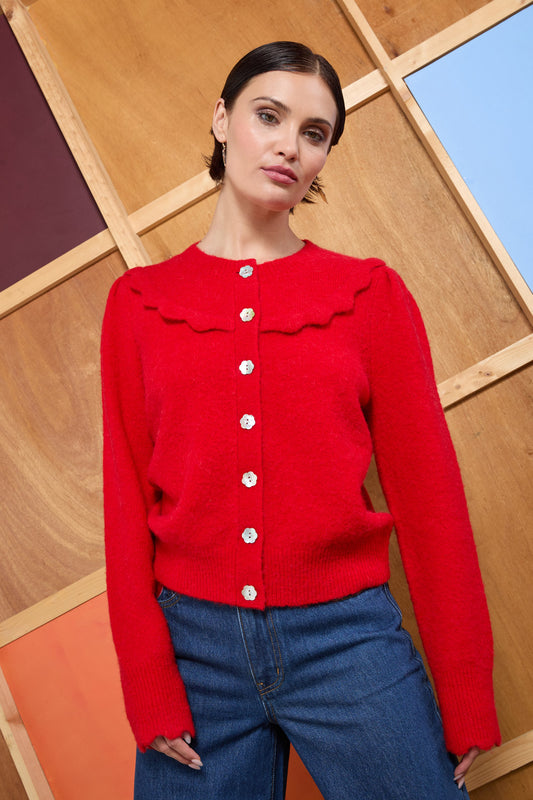 Gorman - Sweetheart Cardigan - red