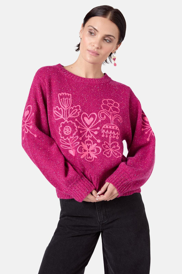 Gorman - Folk Tales Jumper - wine