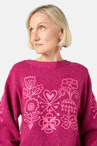 Gorman - Folk Tales Jumper - wine