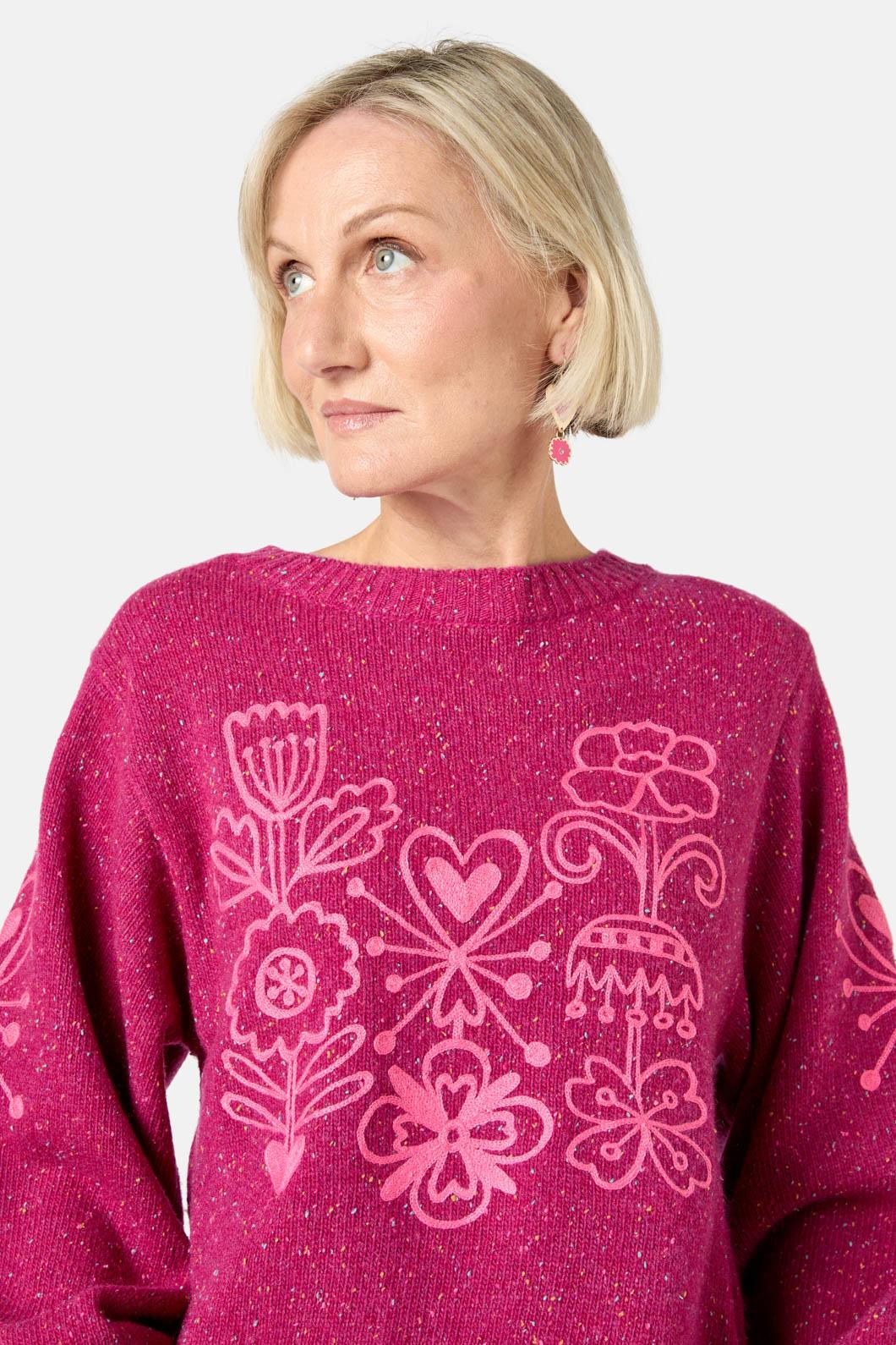 Gorman - Folk Tales Jumper - wine