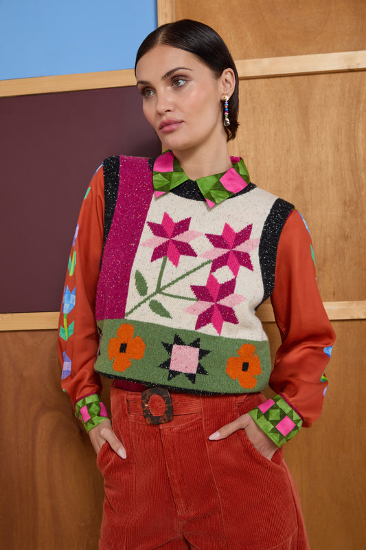 Gorman - Heirloom Knit Vest - multi