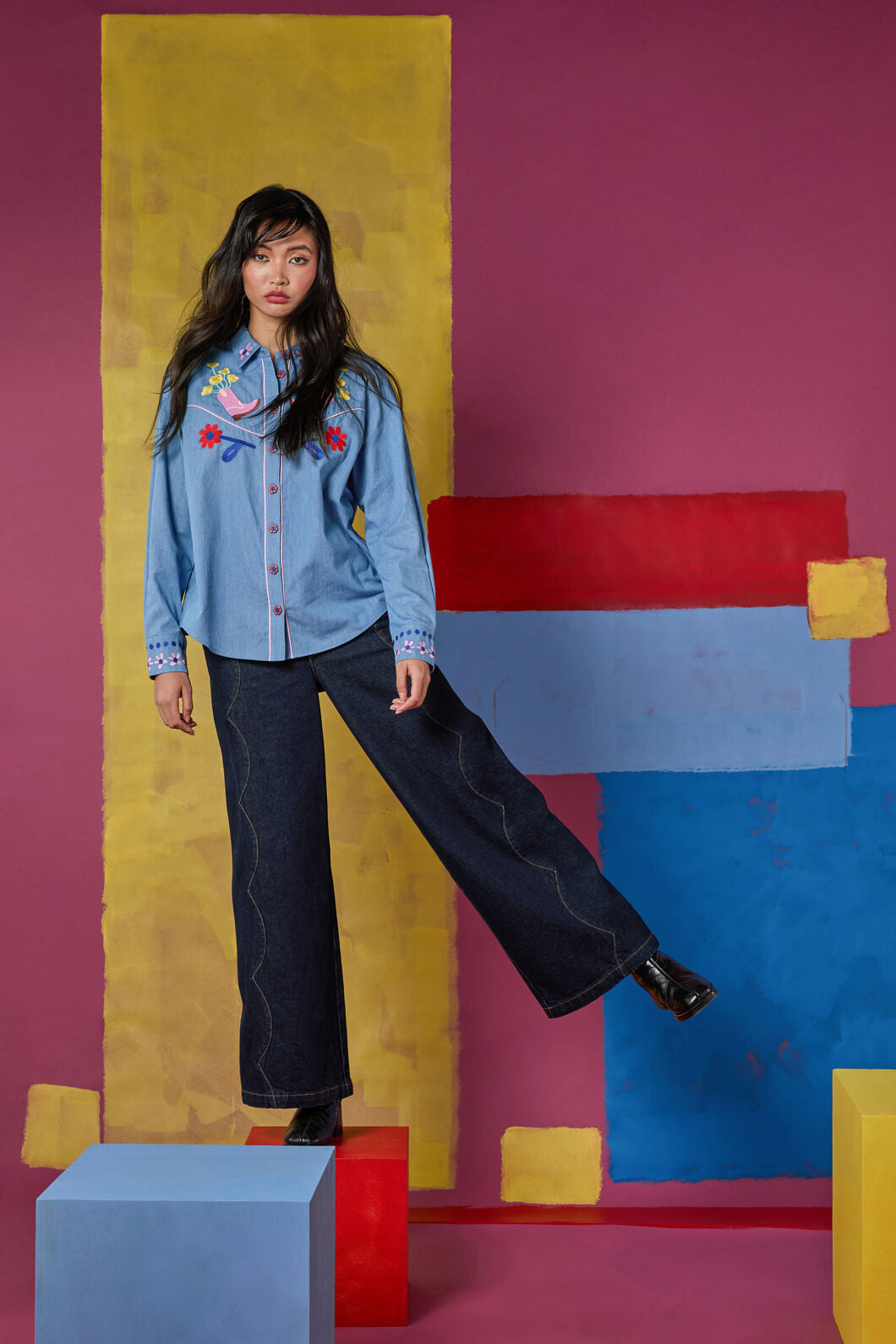 Gorman - Picking Petals Jean - indigo