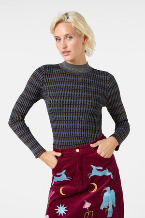 Gorman - Star Gazing Knit Top - stripe