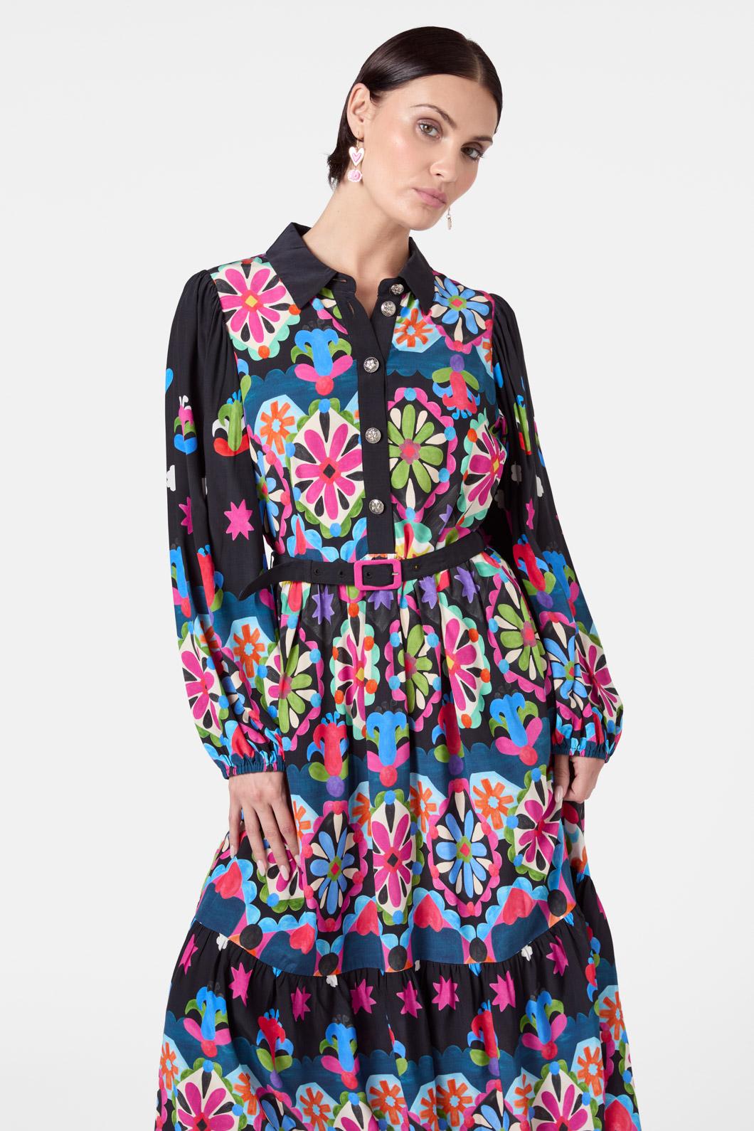 Gorman - Friendly Folk Shirt Dress - print