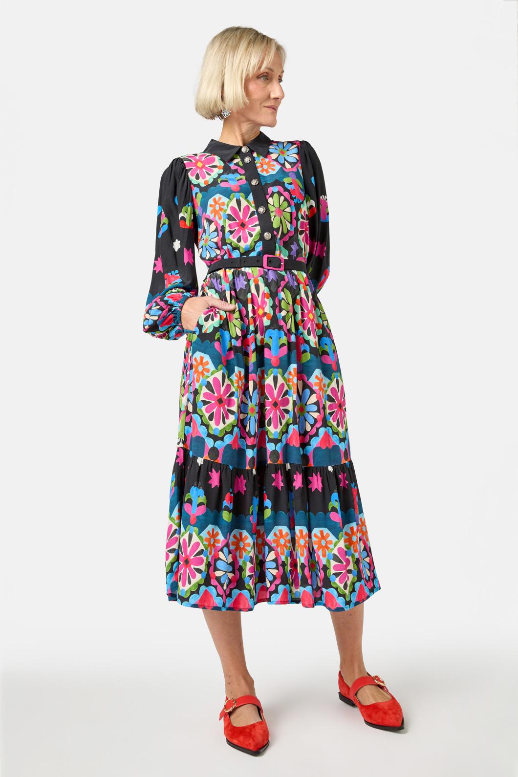Gorman - Friendly Folk Shirt Dress - print