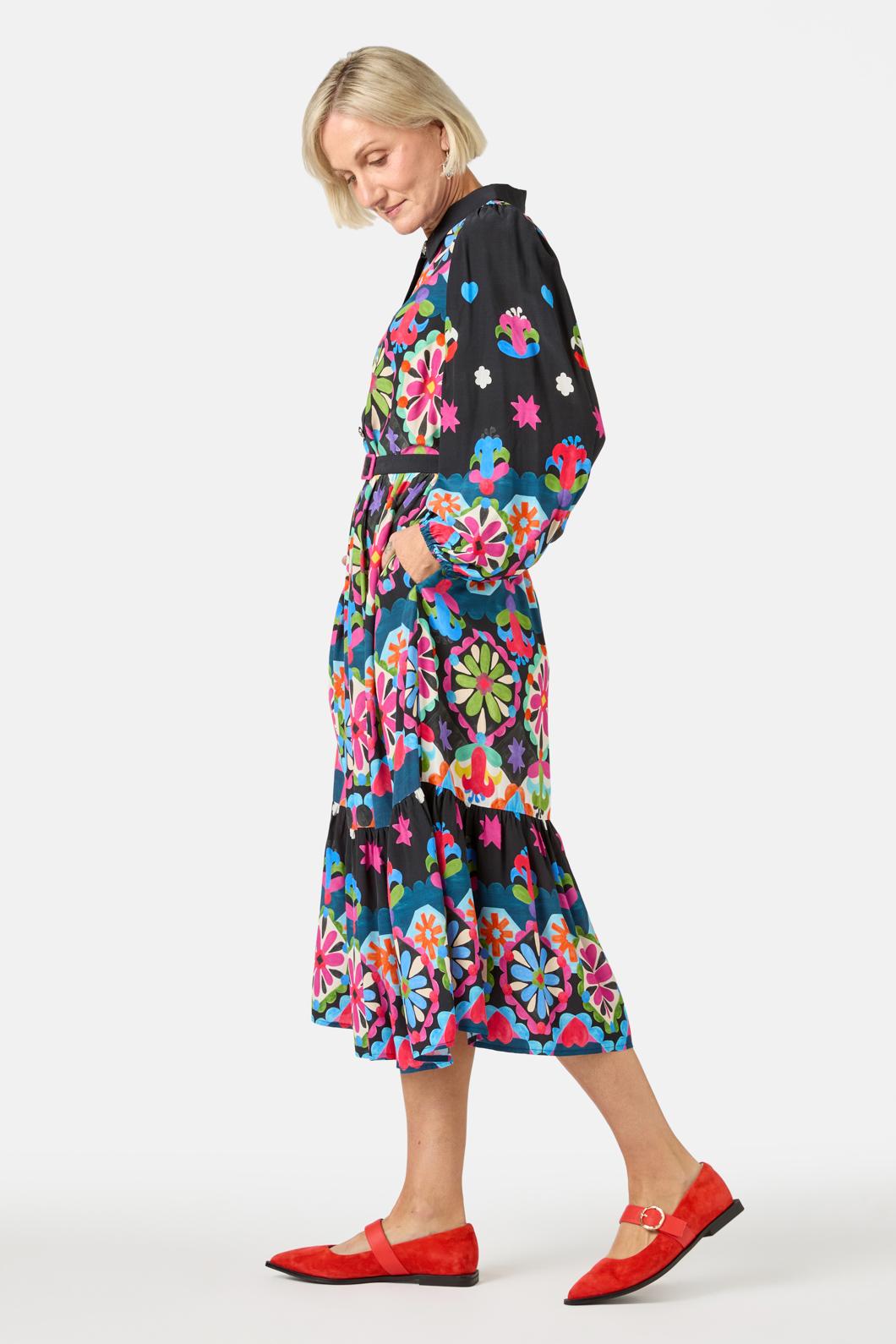 Gorman - Friendly Folk Shirt Dress - print