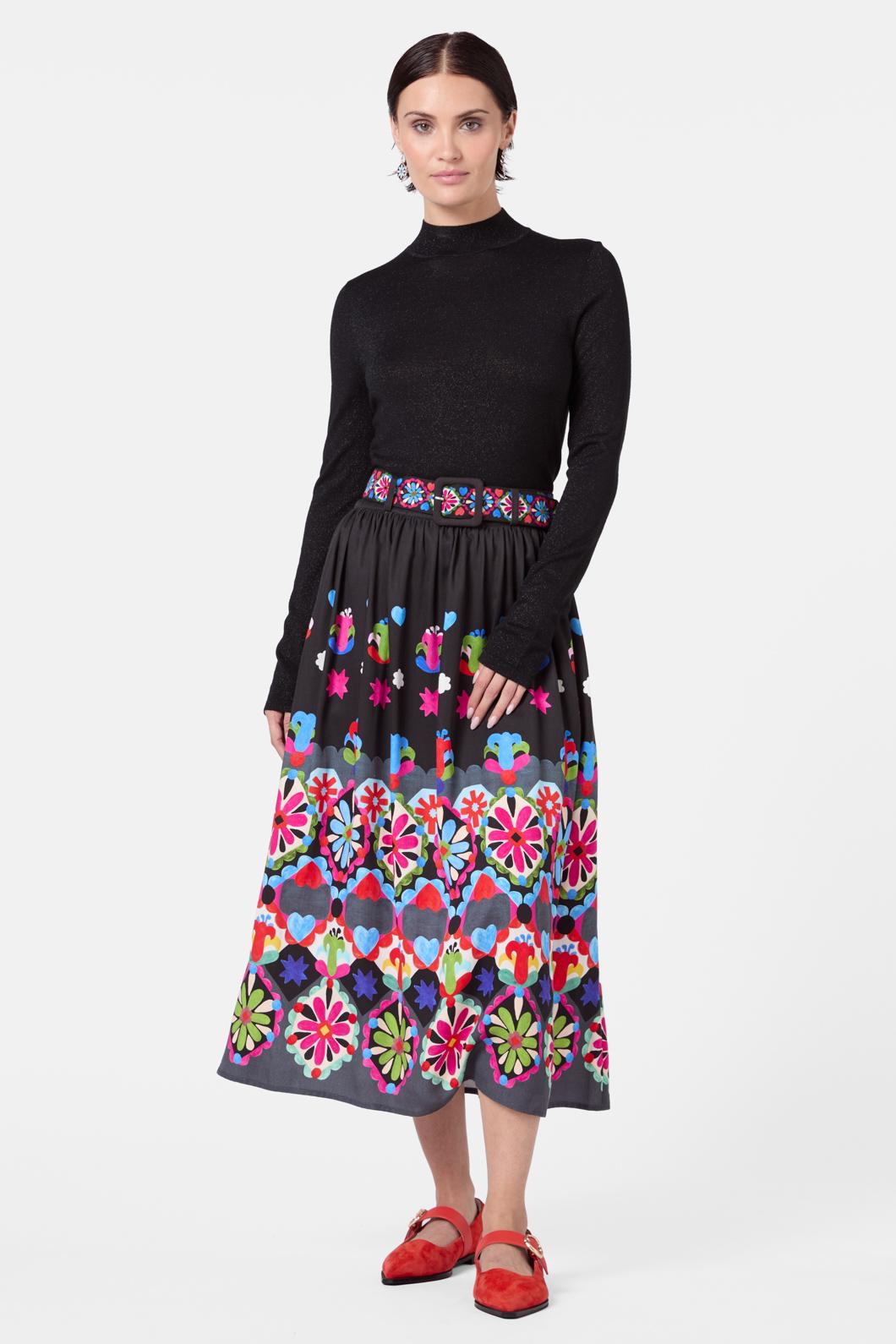 Gorman - Friendly Folk Skirt - print