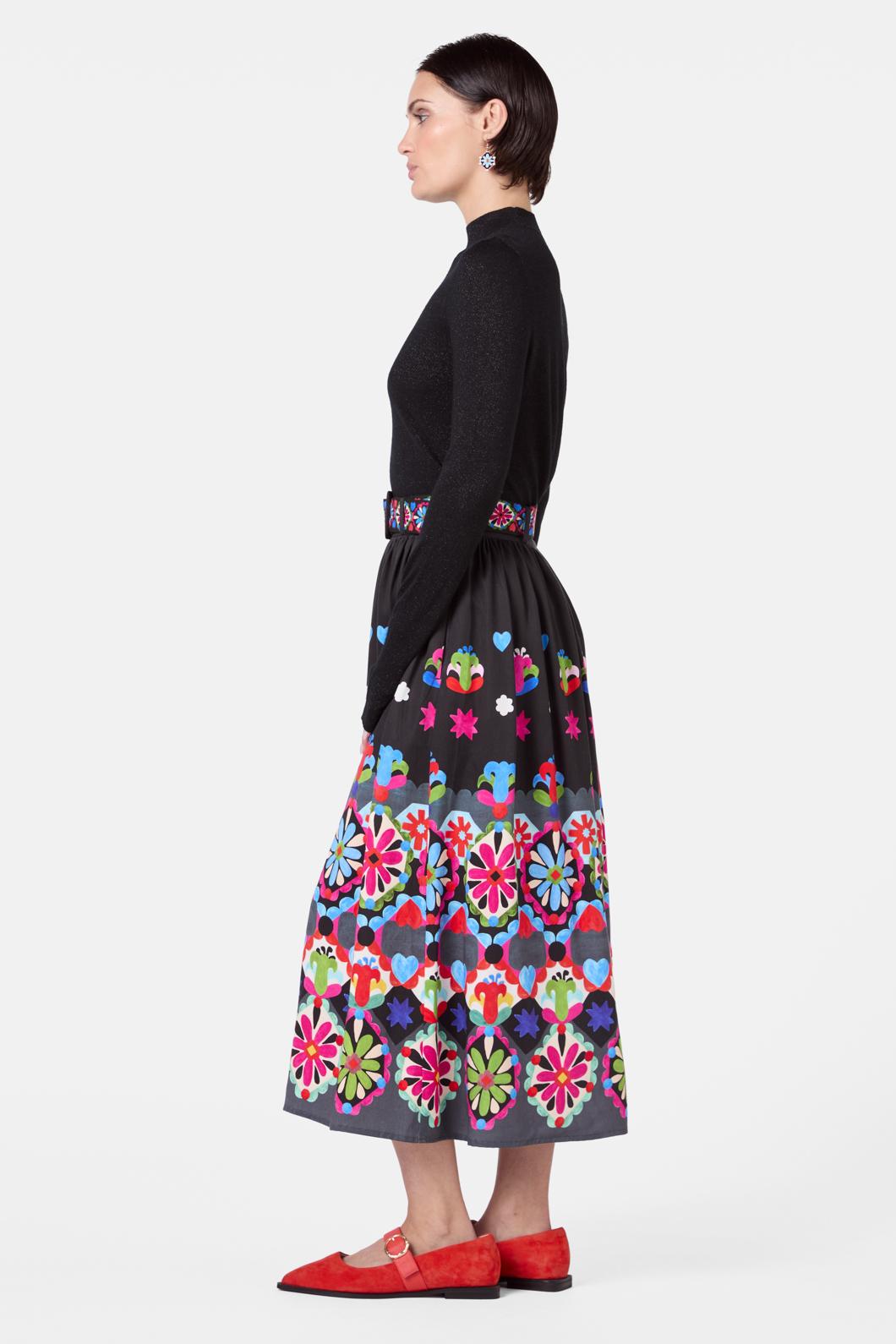 Gorman - Friendly Folk Skirt - print