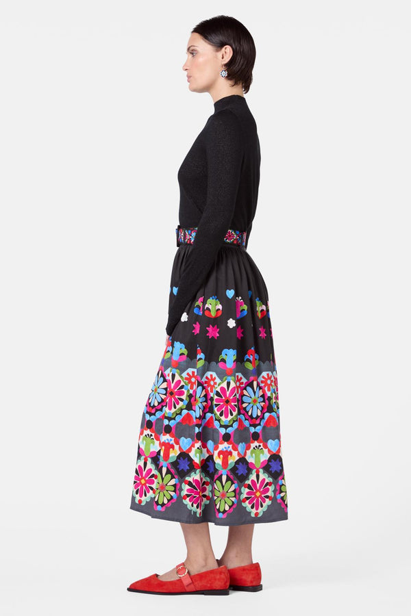 Gorman - Friendly Folk Skirt - print