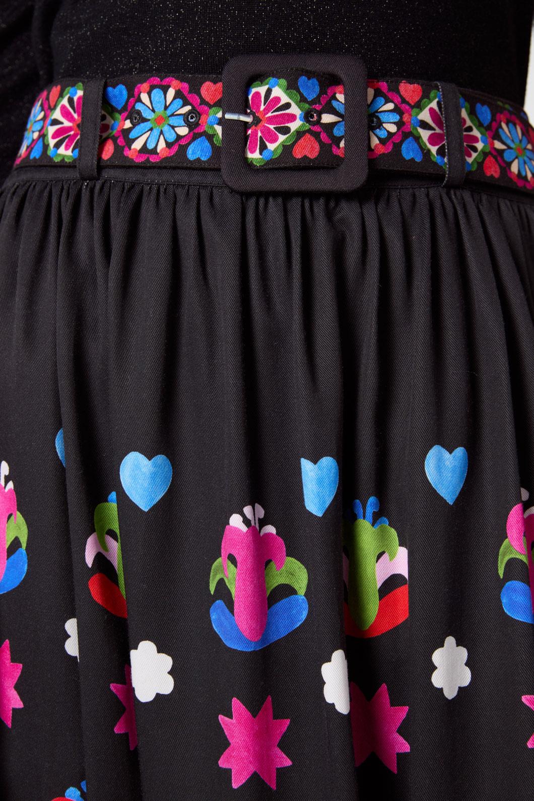 Gorman - Friendly Folk Skirt - print