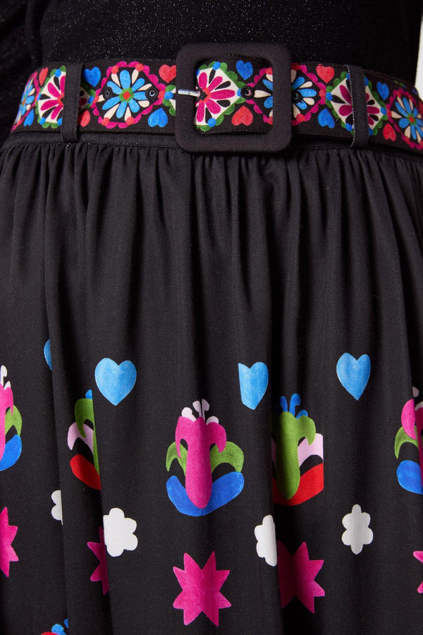 Gorman - Friendly Folk Skirt - print