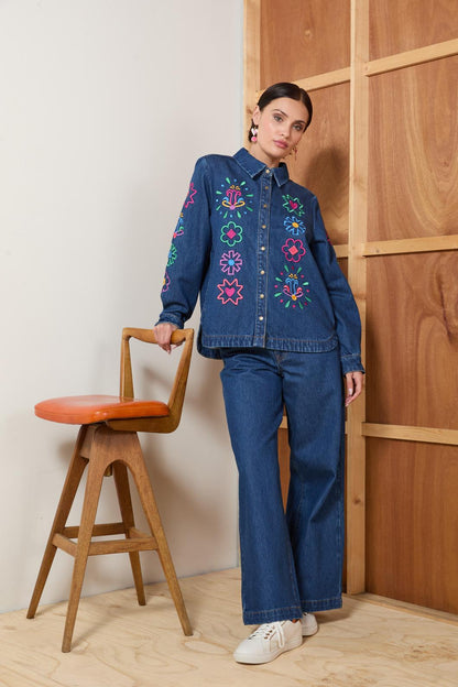 Gorman - Friendly Folk Denim Shacket - denim