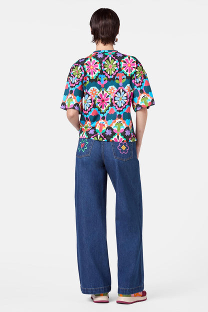 Gorman - Friendly Folk Tee - print