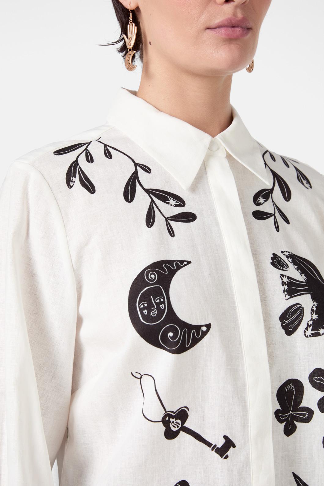 Gorman - Lost And Found Placement Shirt - print