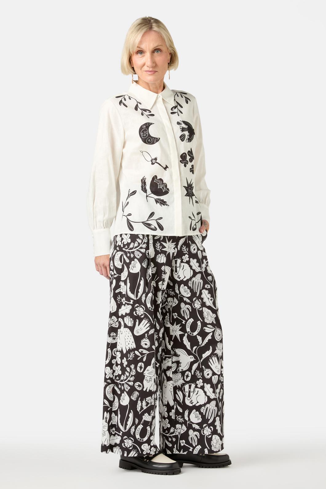 Gorman - Lost And Found Placement Shirt - print
