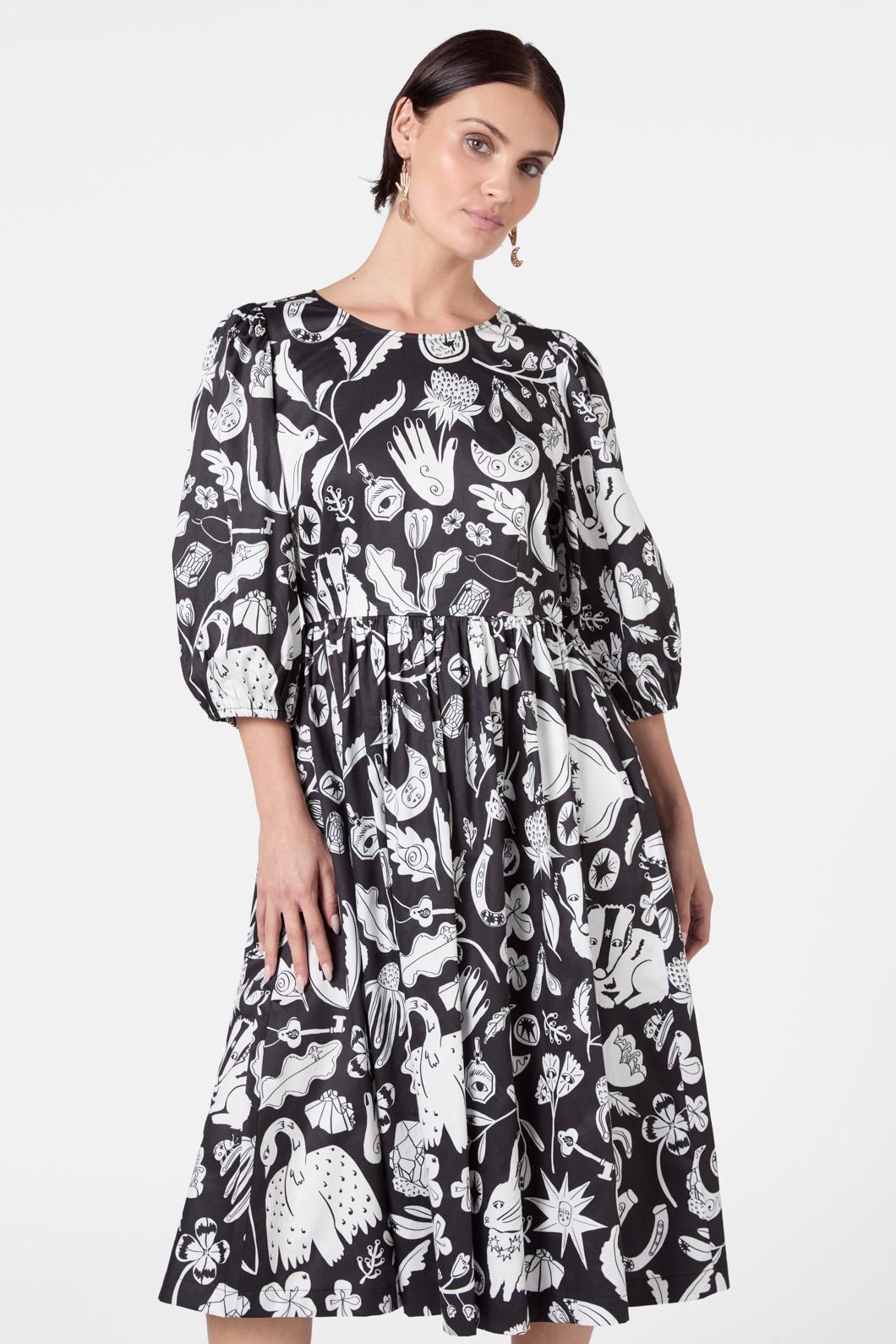 Gorman - Lost And Found Midi Dress - print
