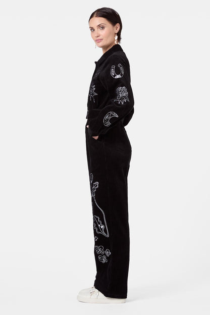 Gorman - Lost And Found Boiler Suit - black