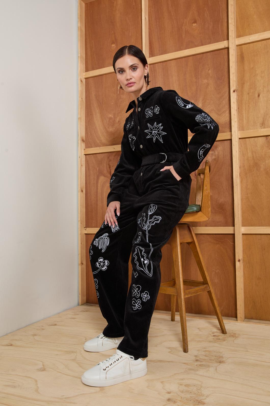 Gorman - Lost And Found Boiler Suit - black