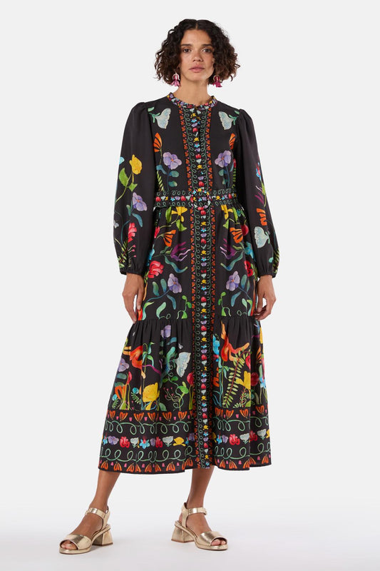 Gorman - Leafy Lessons Long Dress - print