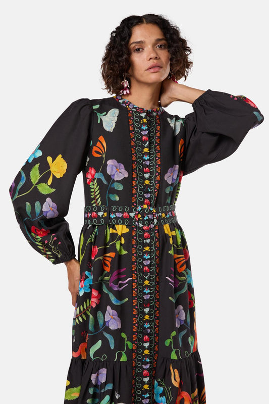 Gorman - Leafy Lessons Long Dress - print